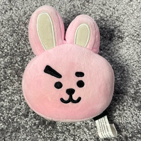 BTS 21 Accessories - Official BT21 BTS Line Friends Plush Key Chain Ring Jungkook Cooky 4.5" x 4"